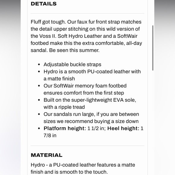 NWOT Doc Martens Voss II Fluffy Faux Fur Strap Sandals - Picture 8 of 8